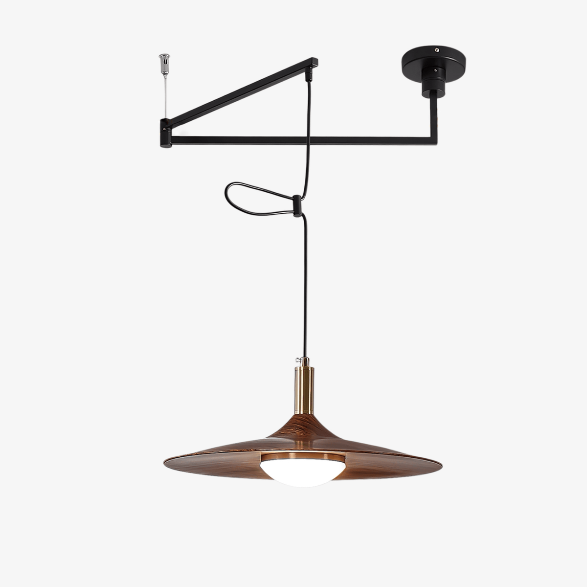 Renalora Crane Swing Arm Pendant Lamp