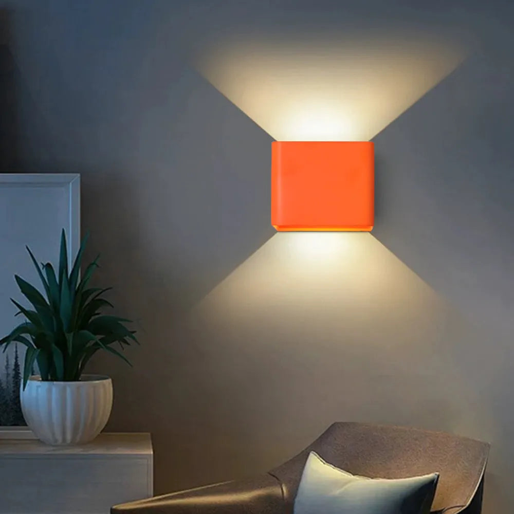 Kumadut Indoor Wall Lamp Square Colorful
