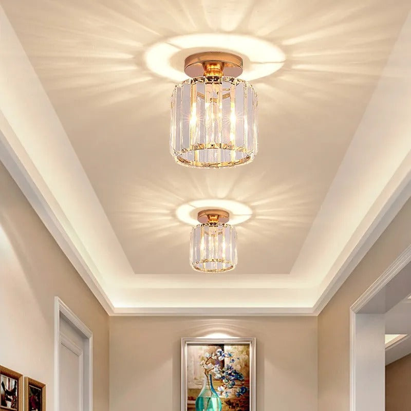 Cerin Modern /Crystal Ceiling Light, 3 Colors-Relic Pieces