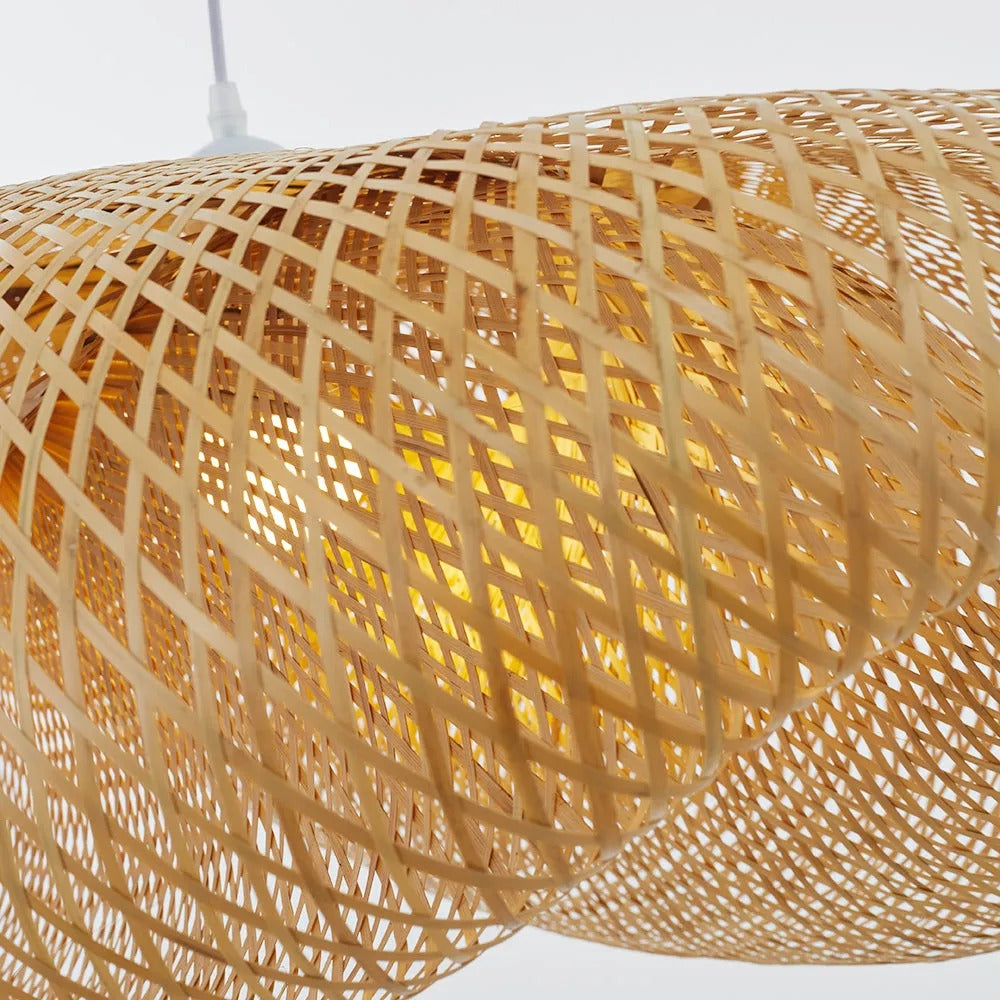 Veltrix Pendant Light Natural Kitchen Island Bamboo-Relic Pieces