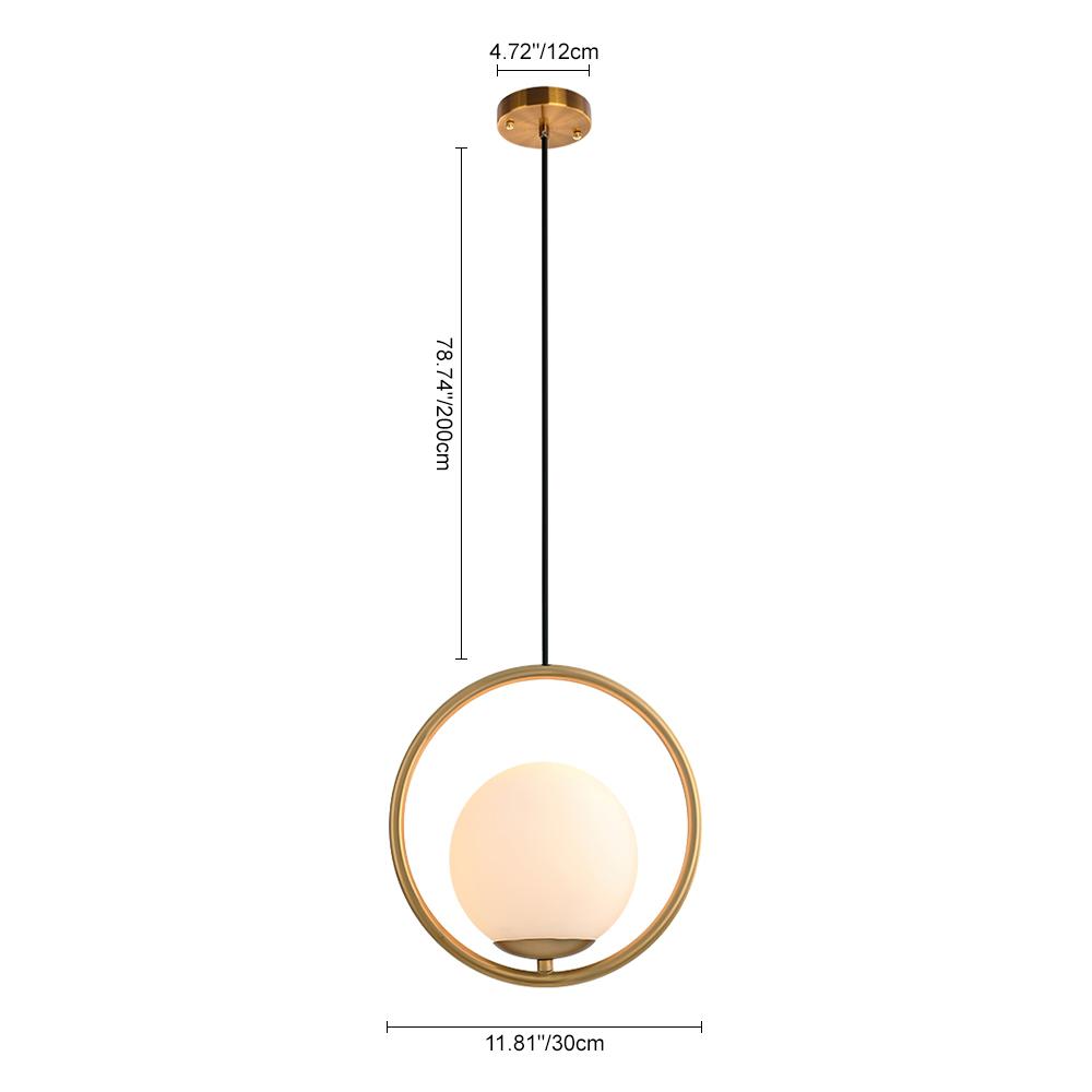 Qvistuva Modern Globe Pendant Light-Relic Pieces
