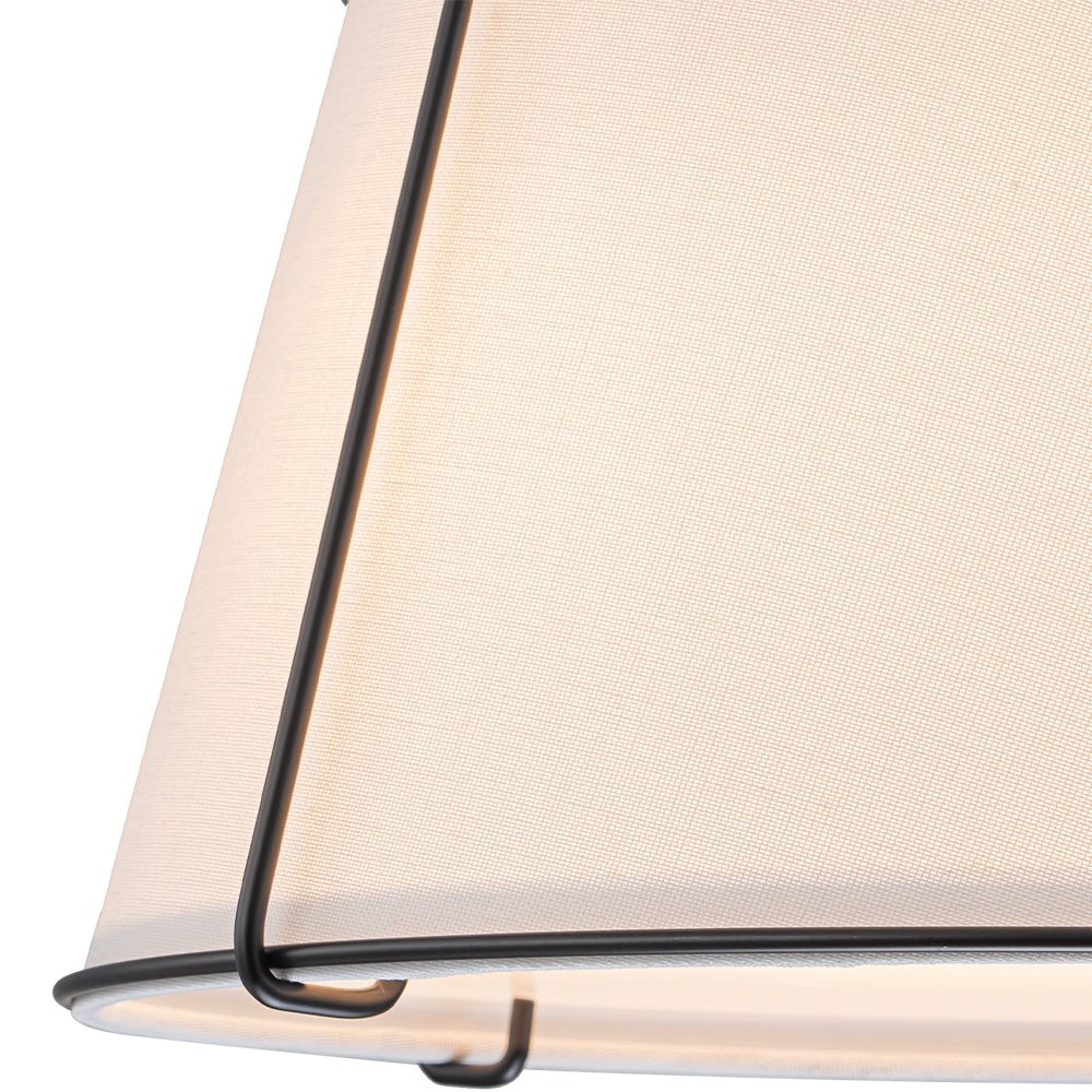 Vesina Linen Semi Flush Mount Ceiling Light-Relic Pieces