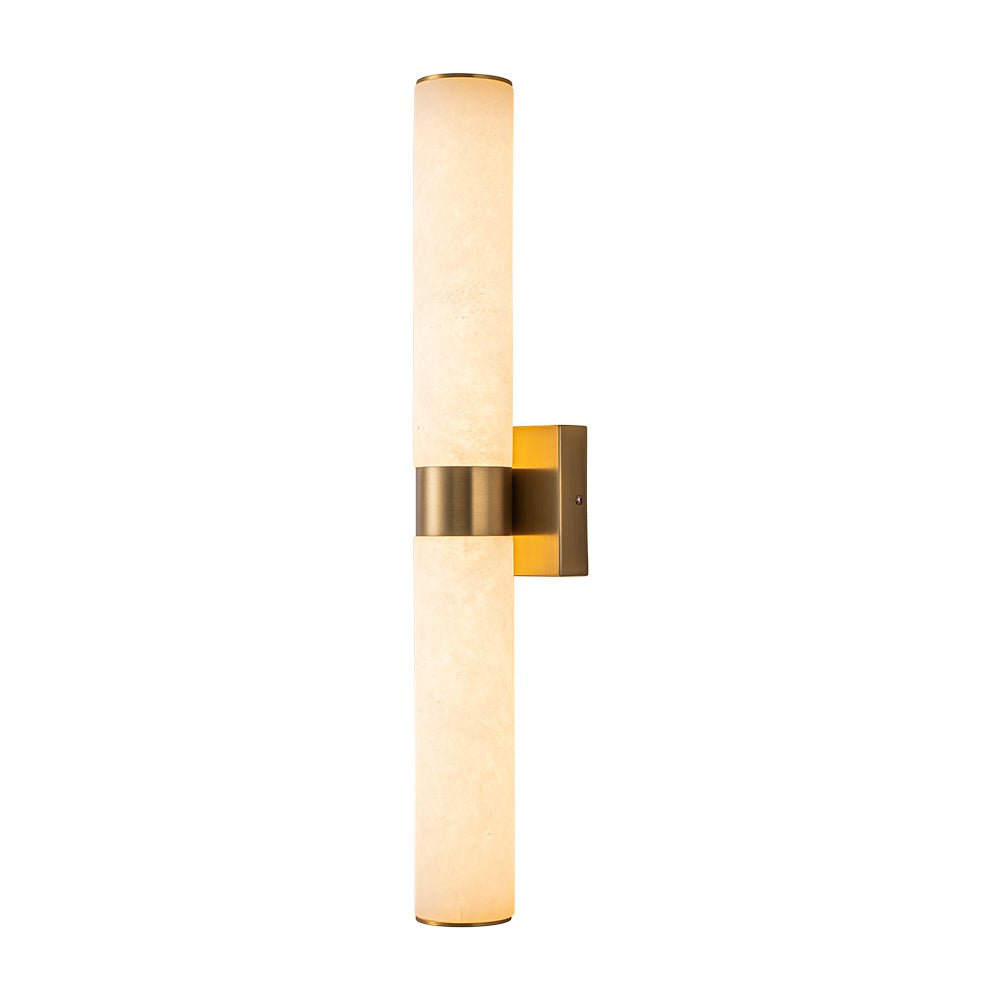 Glitre LED Linear Alabaster Bathroom Wall Sconce-Relic Pieces