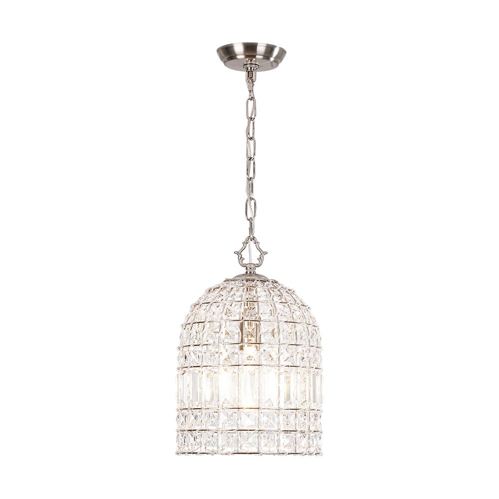 Elvora Antique Brass Crystal Chandelier-Relic Pieces