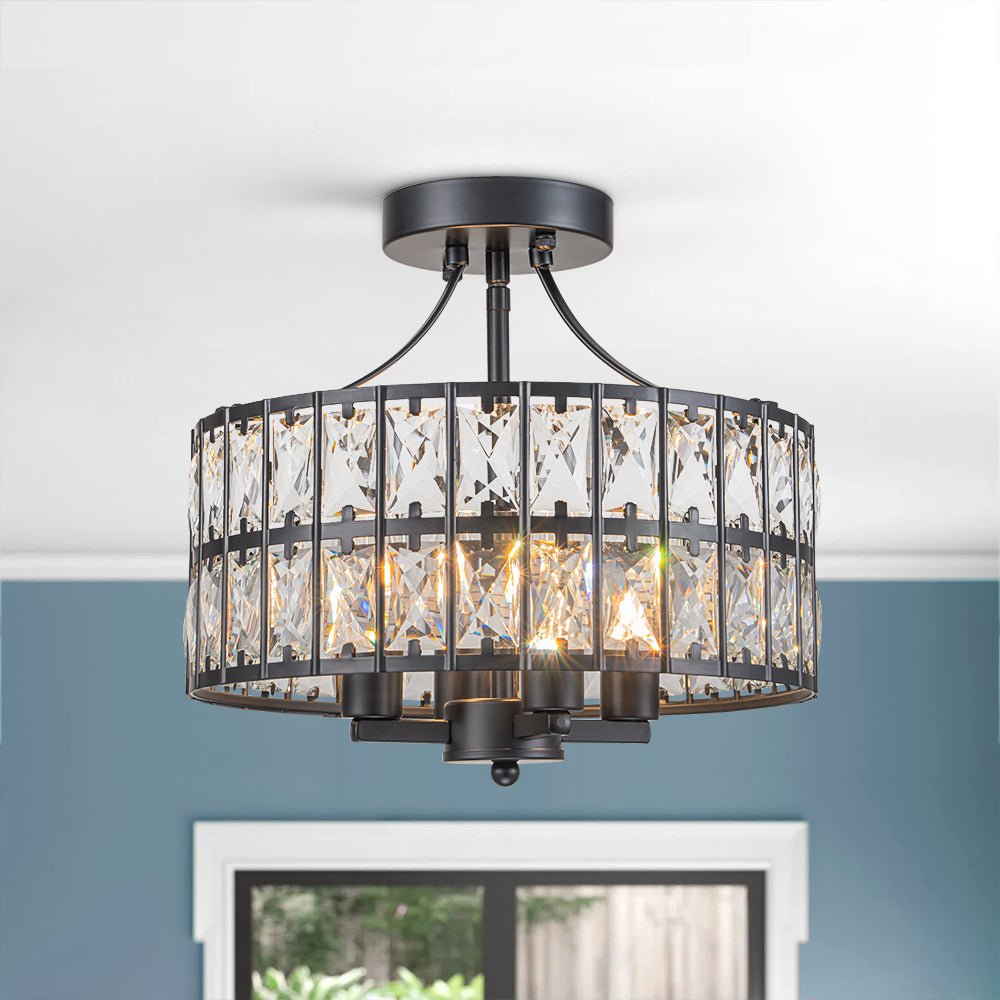 Nordunix Modern Glam Crystal Ceiling Light-Relic Pieces