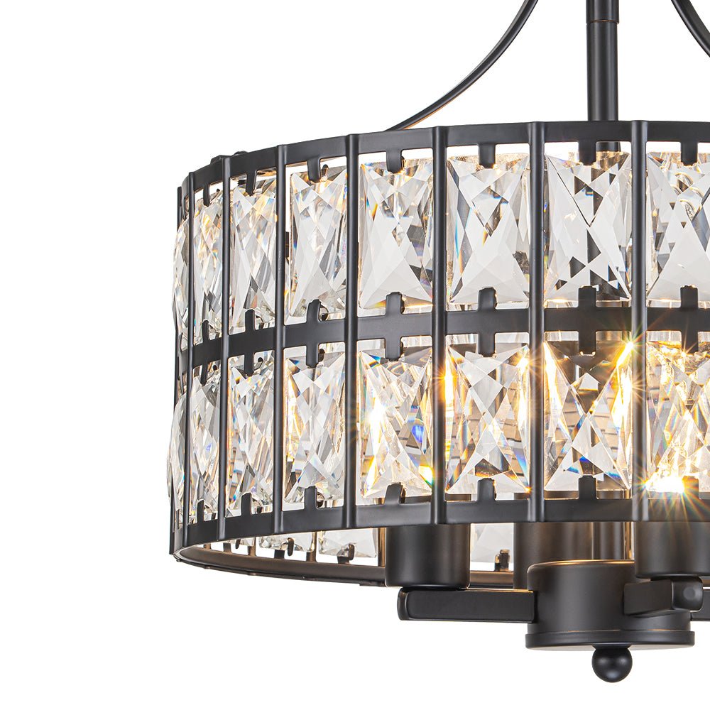 Nordunix Modern Glam Crystal Ceiling Light-Relic Pieces