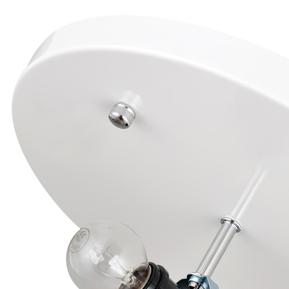 Lunari Mid-Century Modern Silk Flush Mount Light-Relic Pieces