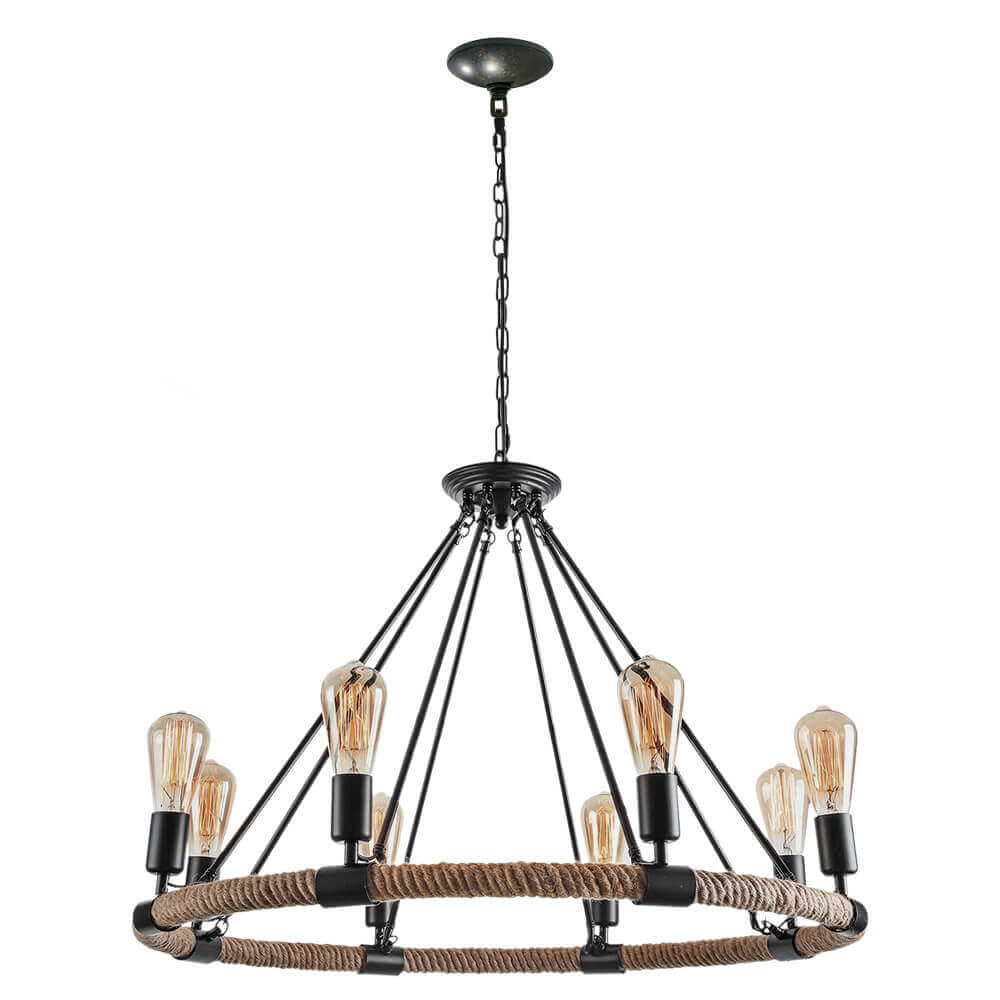 Vintage Rope Chandelier-Relic Pieces