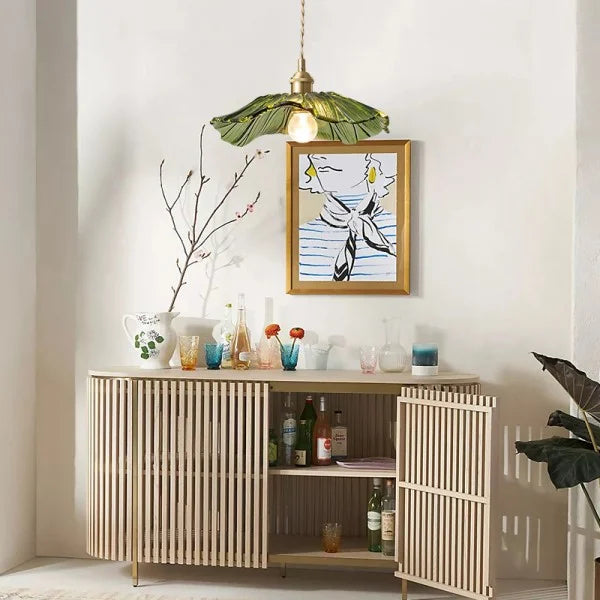 Lavor Flower Glass Ceiling/Pendant Light-Relic Pieces