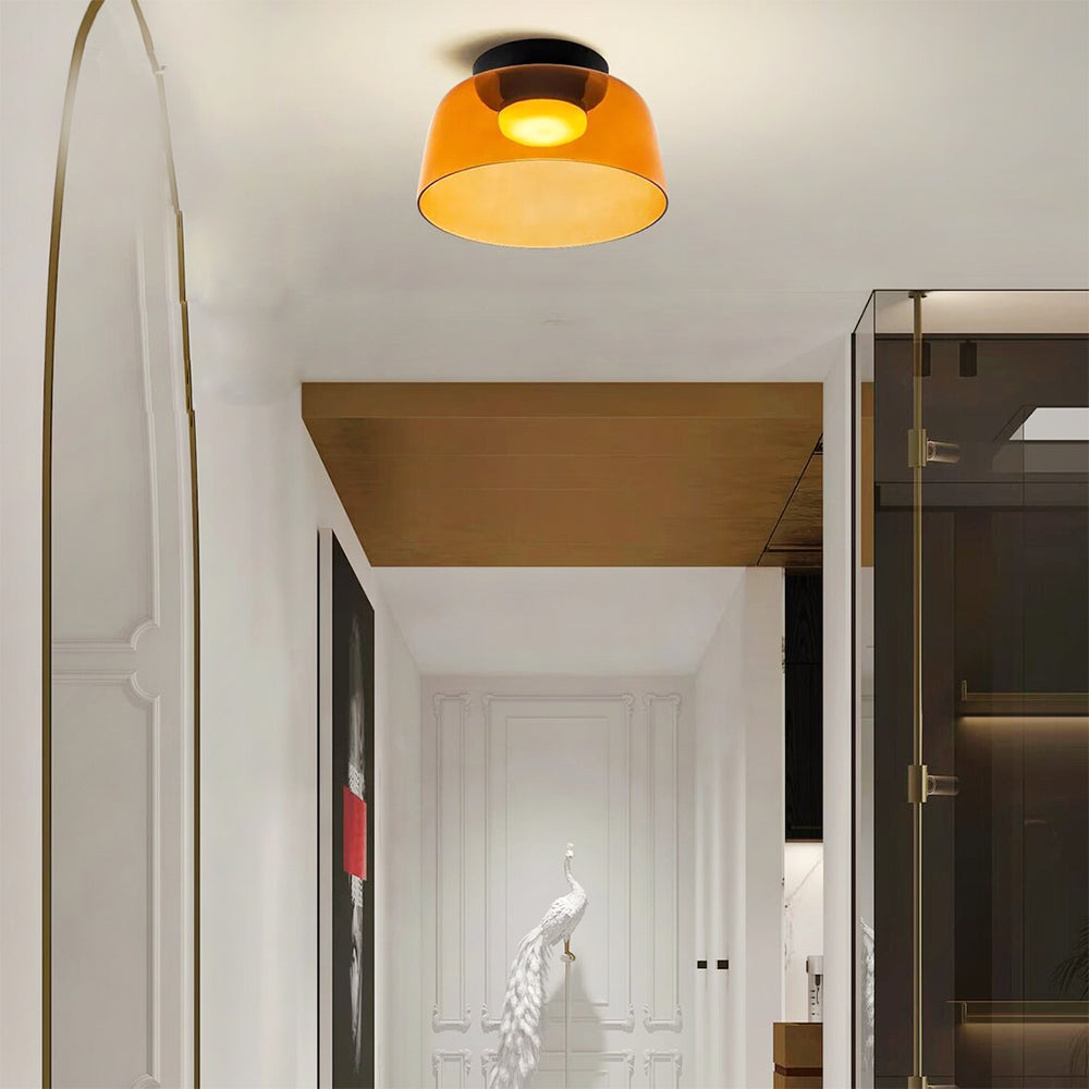 Rugogalu Modern Simple Creative Glass Flush Mount Ceiling Light