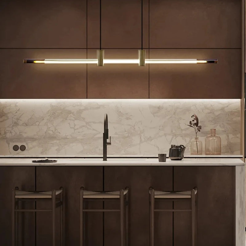 Hevigom Minimalist Linear Dining Room/Bar Pendant Light