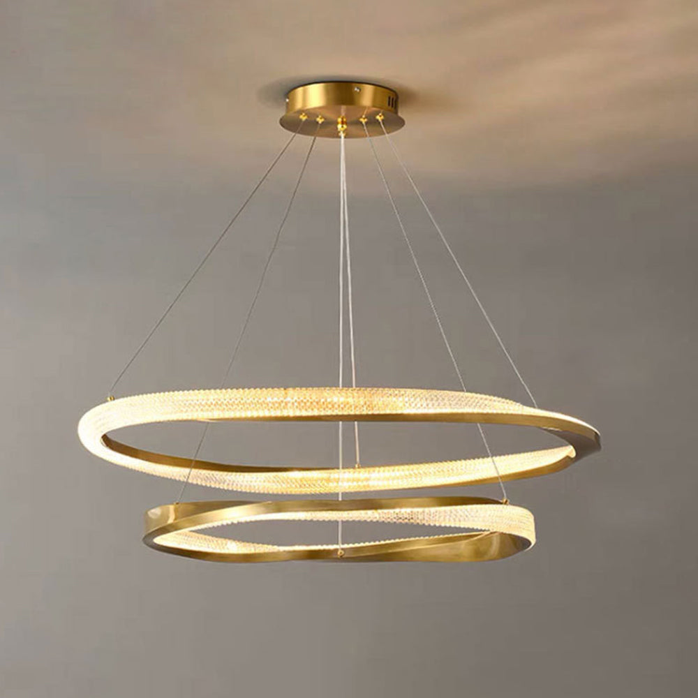 Cilavul Pendant Light, Aluminium & Arcylic, 1/2 Rings, 2 Color