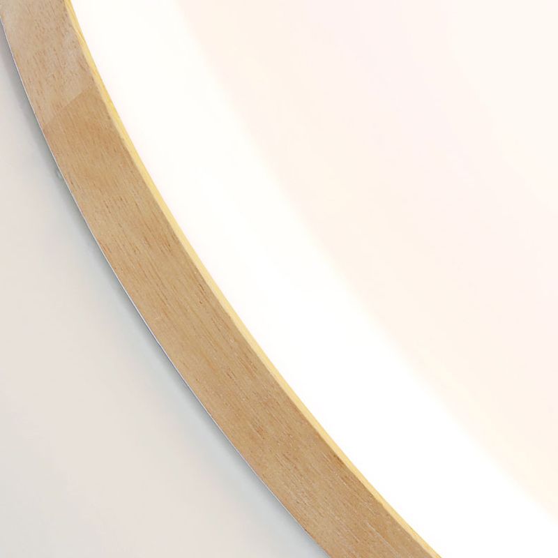 Norev Ceiling Light Slim Round Wood Frame-Relic Pieces