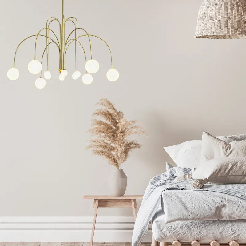 Arvyn Pendant Light Double Layer Glass Bubble-Relic Pieces