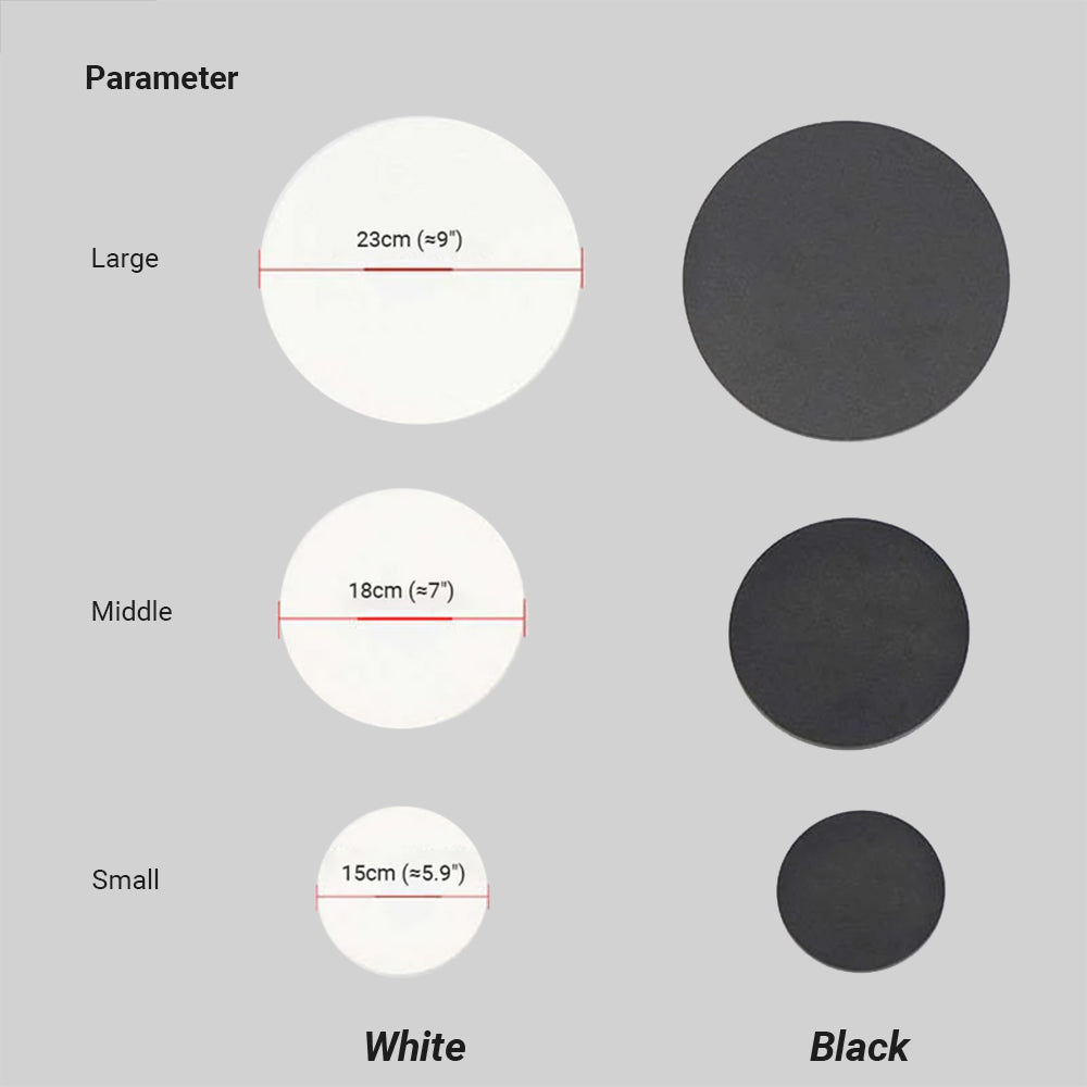 Dori Minimalist Round/Square Outdoor Wall Lamp LED, Black/White-Relic Pieces