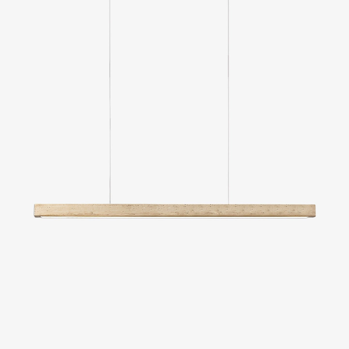 Lyven Minimalist Travertine Linear Pendant Light