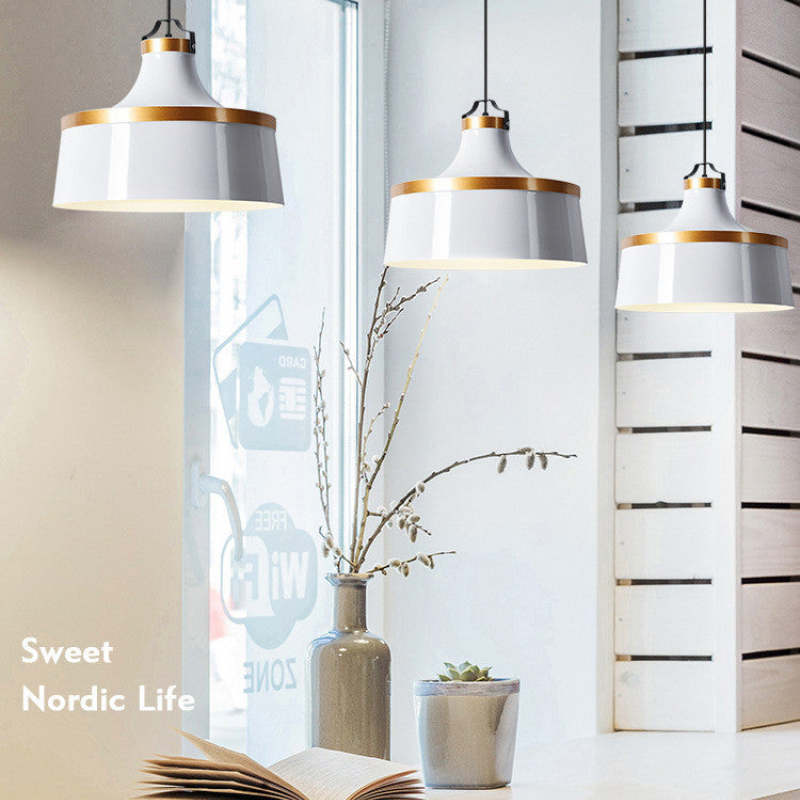 Bipeder Modern Colorful Single Pendant Light, Metal Shade
