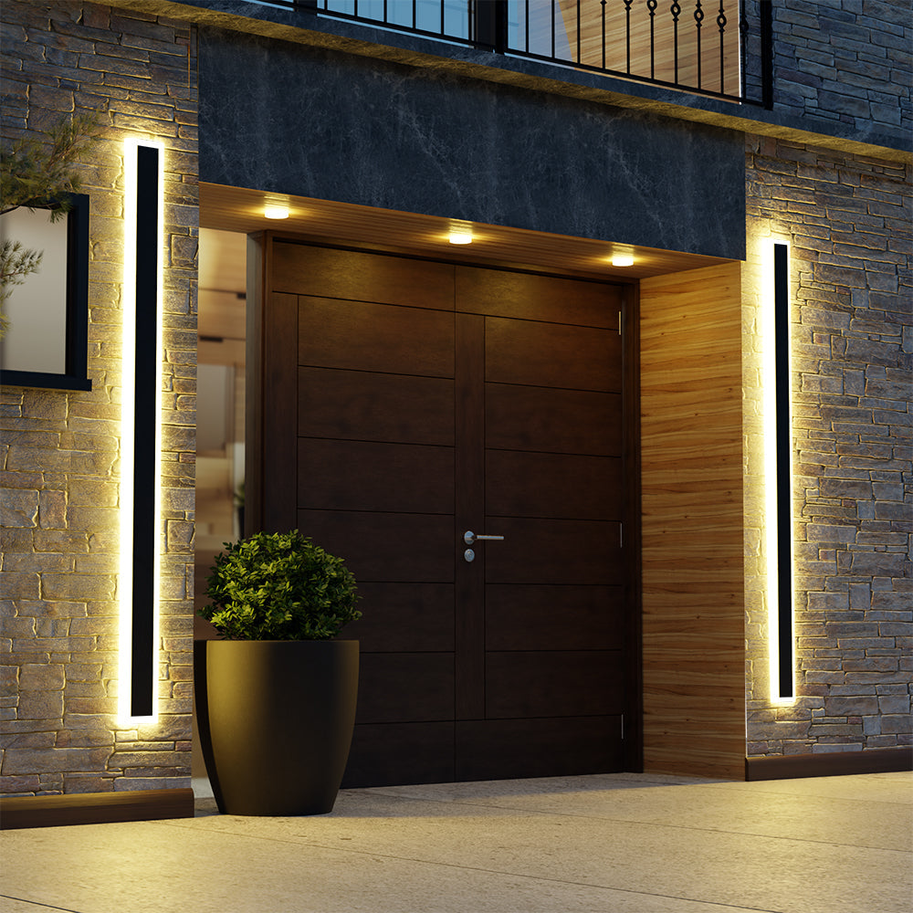 Virex Linear Outdoor Wall Lamp-Relic Pieces