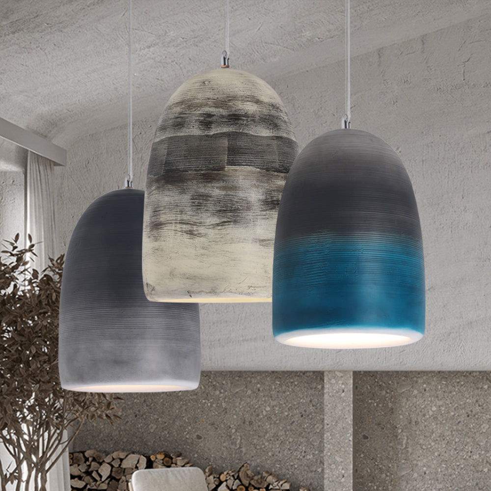 Pidukok Rock Art Deco Pendant Light, 3 Color
