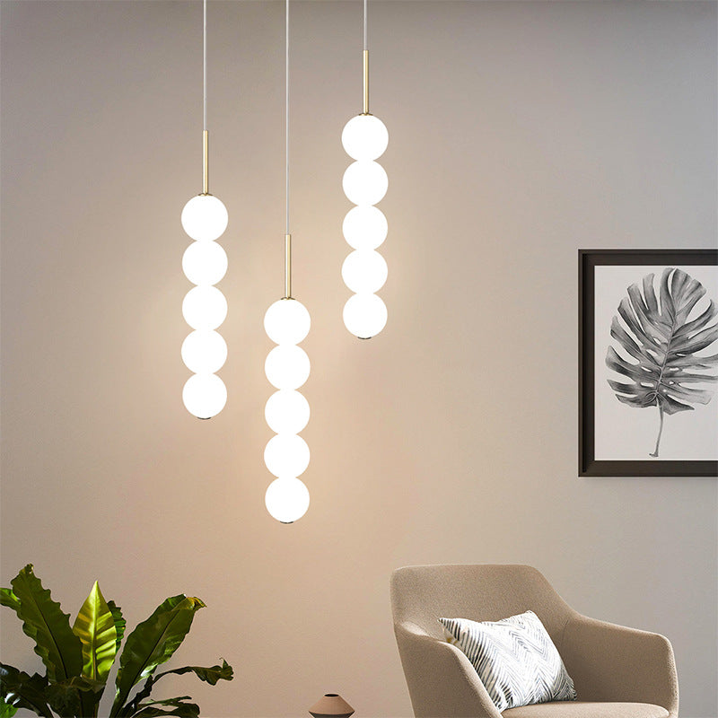 Covigiso Pendant Light White Bubble Nordic