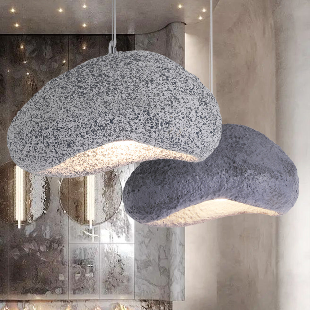 Loribol Wabi Sabi Bread Shape Resin Pendant Light, 2 Color