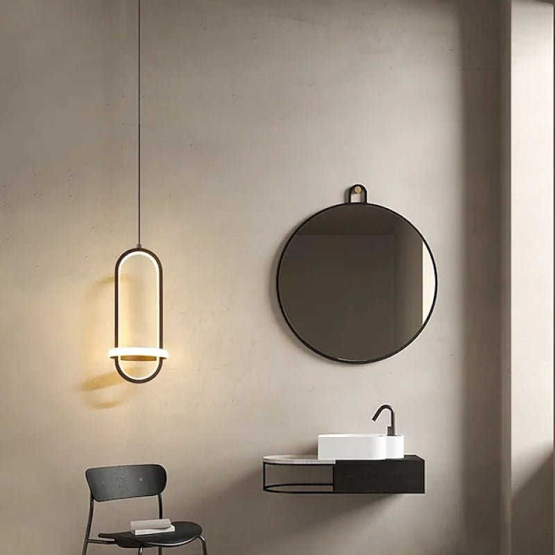 Bikelut Modern Minimalist LED Ring Pendant Light Bedsides