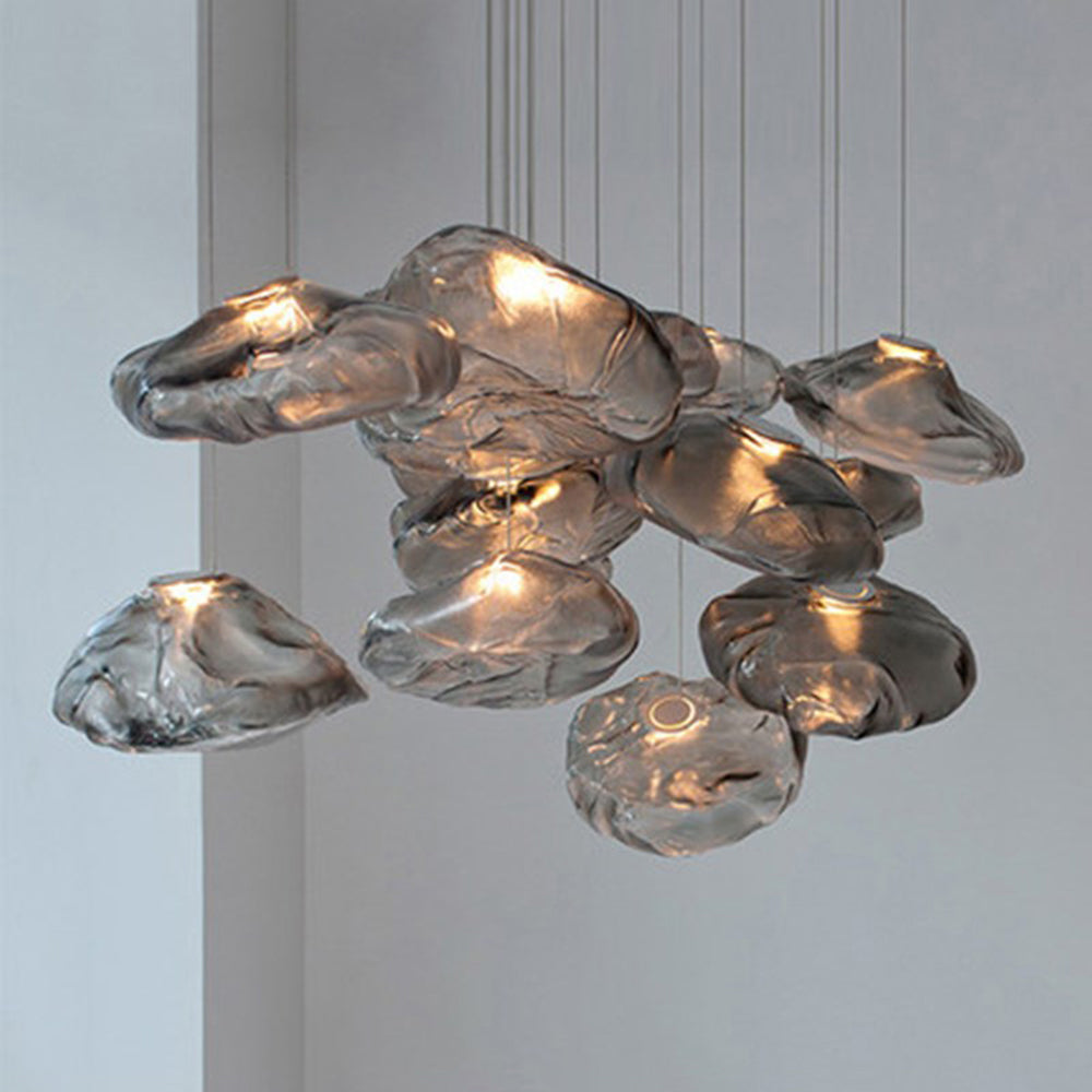 Colopuk Minimalist Spherical Glass Pendant Light, 3 Colour