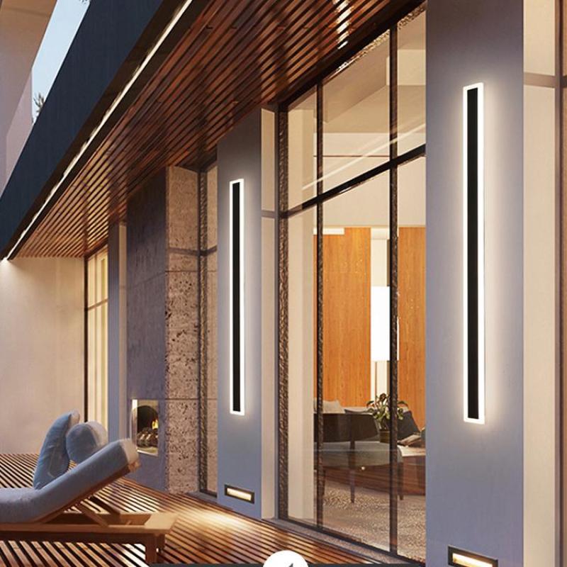 Virex Linear Outdoor Wall Lamp-Relic Pieces