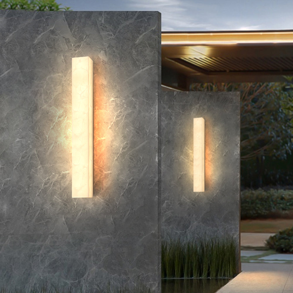 Marvex Wall Lamp Modern Rectangular Outdoor White-Relic Pieces