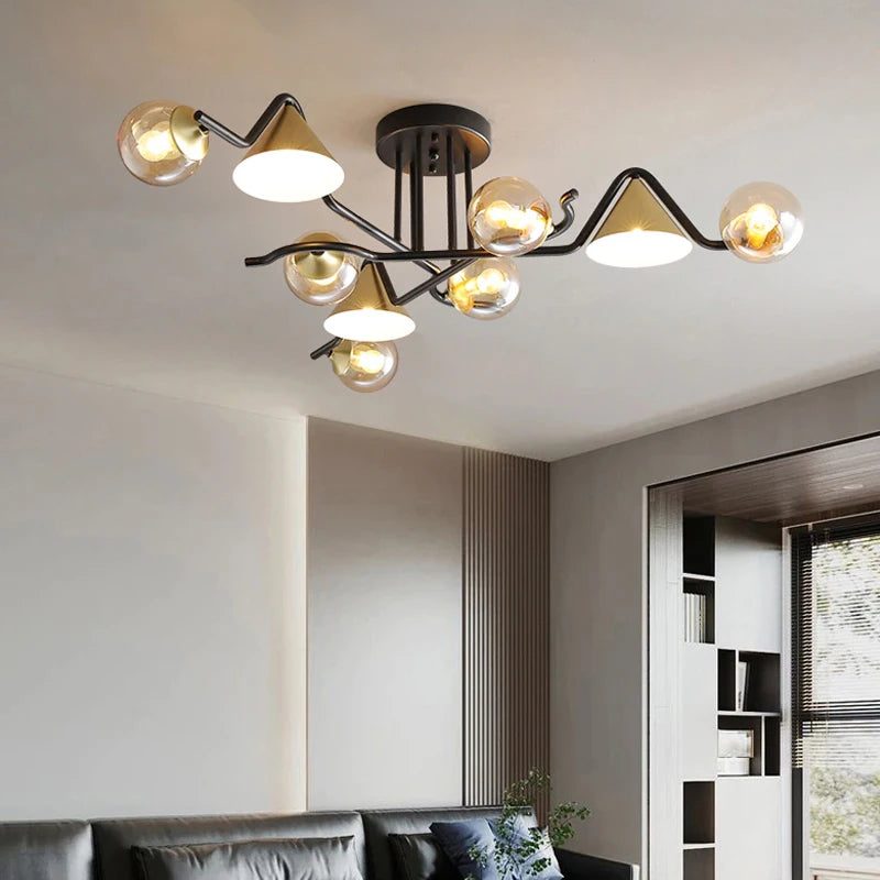 Pekulus Design LED Flush Mount Ceiling Light Bedroom/Living Room
