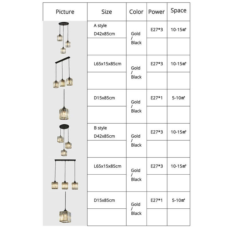 Maruvo Pendant Light Modern Cluster Cylinder Glass-Relic Pieces