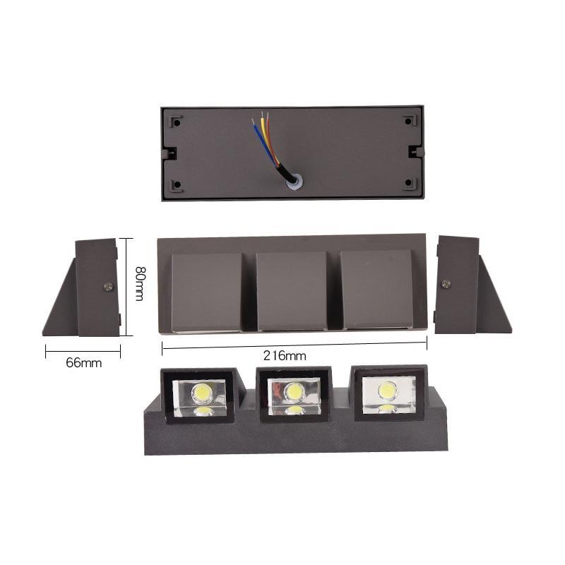 Terin Modern Black LED Outdoor Wall Lamp-Relic Pieces