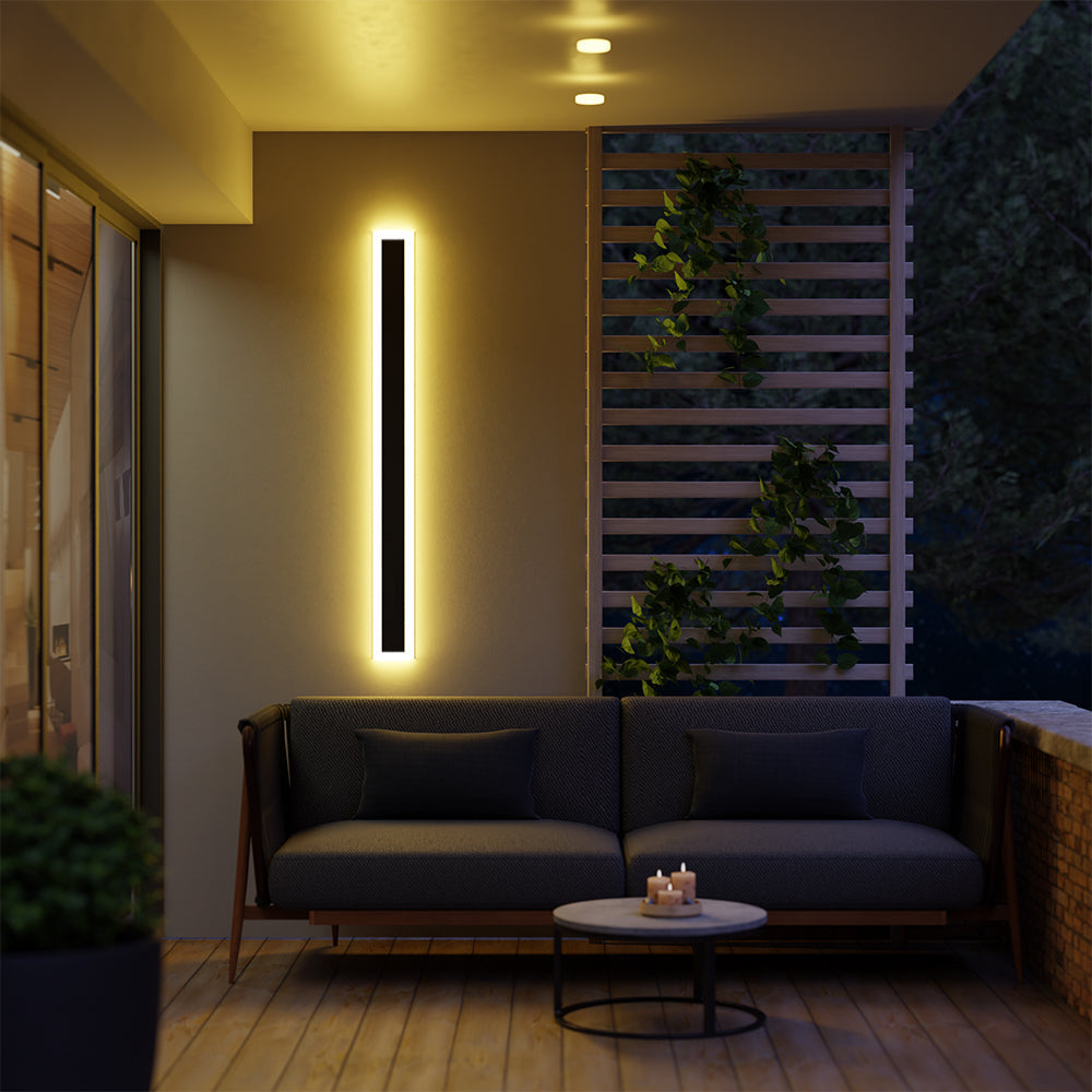 Virex Linear Outdoor Wall Lamp-Relic Pieces