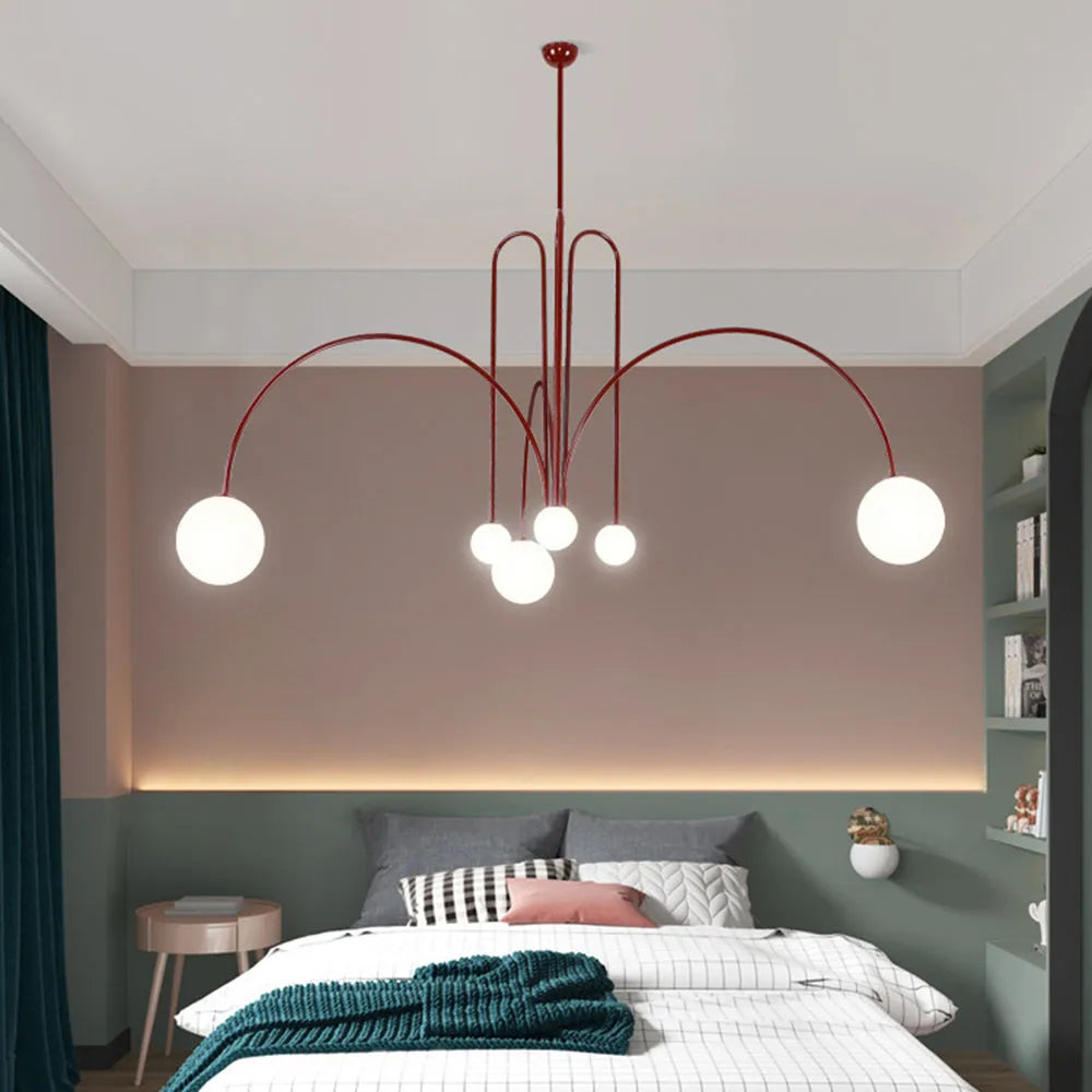 Arvyn Pendant Light Double Layer Glass Bubble-Relic Pieces