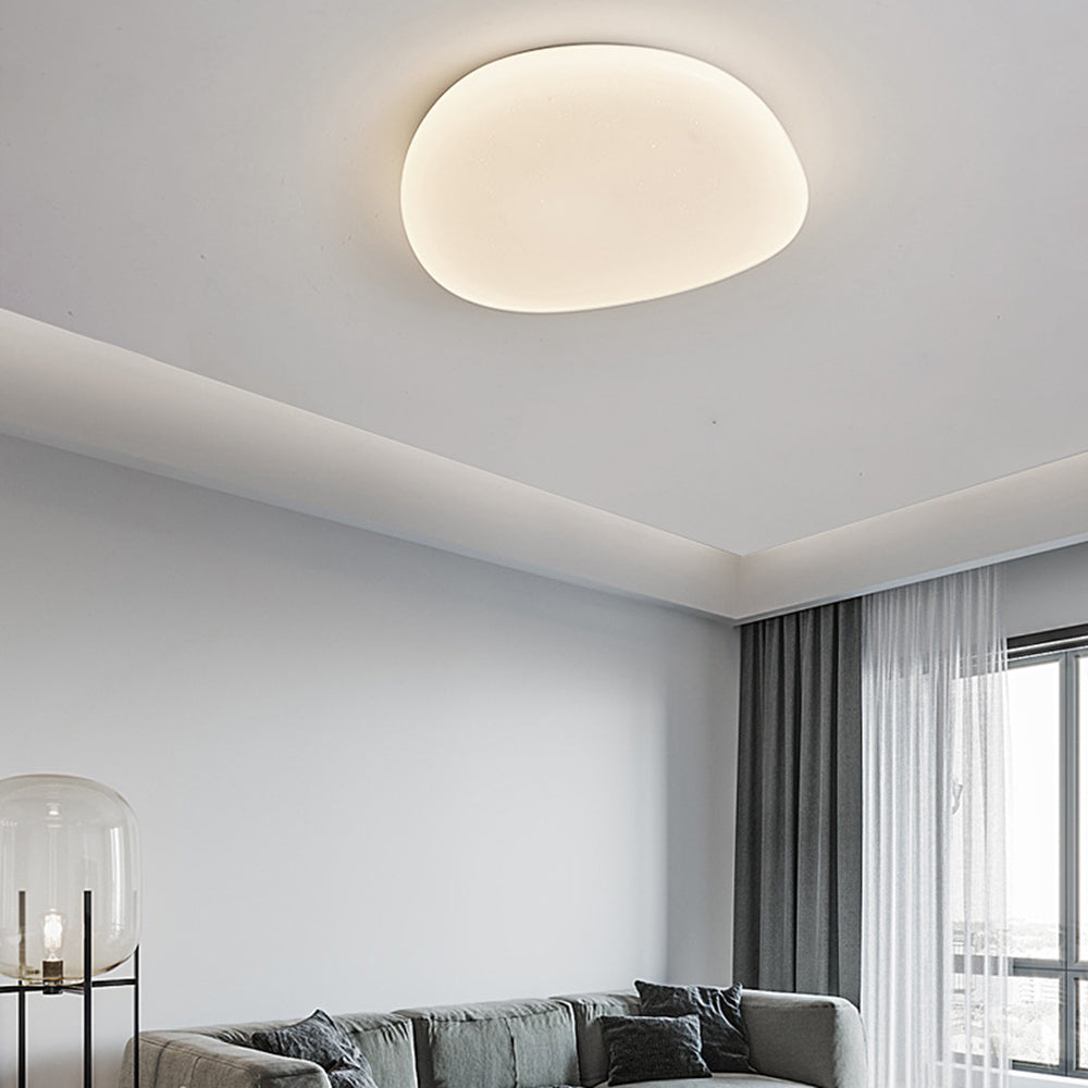 Raviq Flush Mount Ceiling Light, Pebbles Shape-Relic Pieces