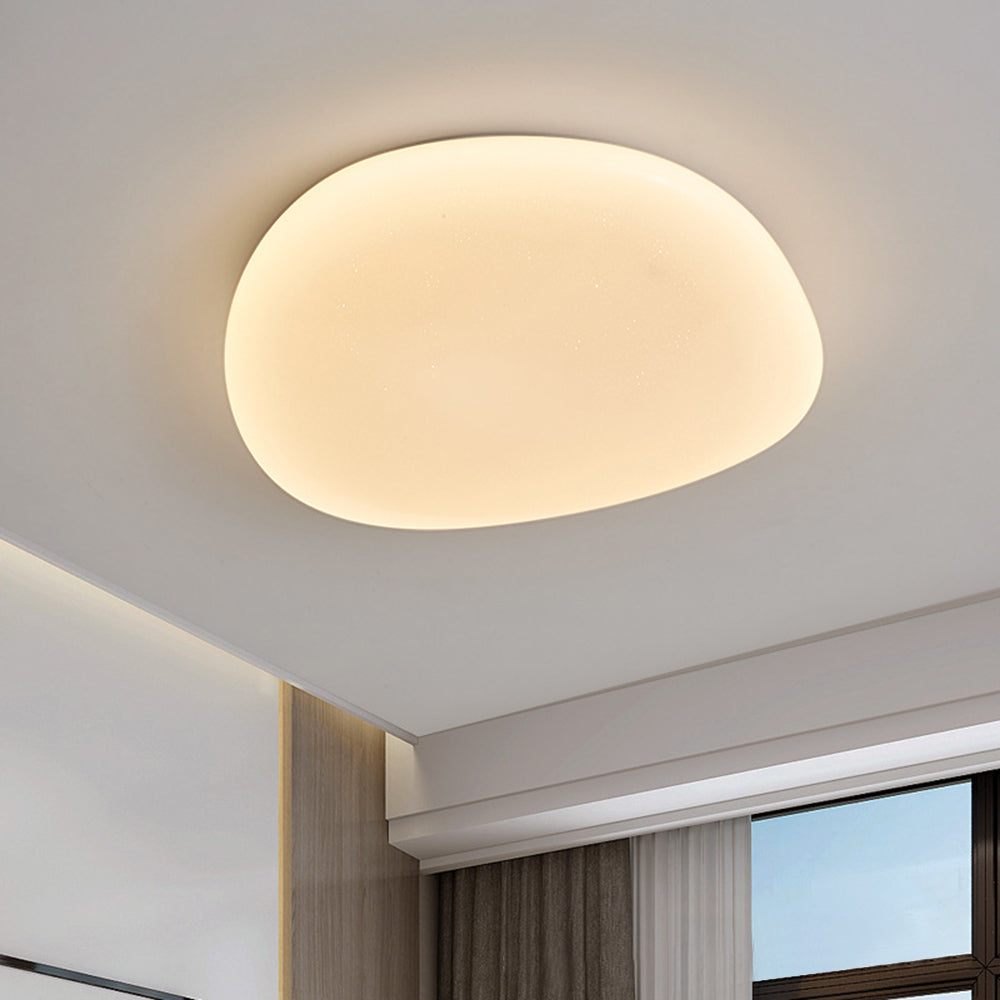 Raviq Flush Mount Ceiling Light, Pebbles Shape-Relic Pieces