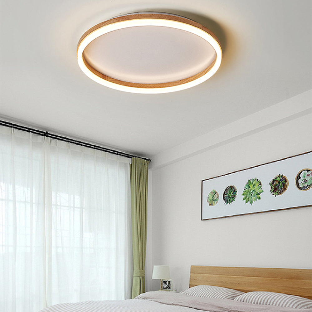 Solenor Ceiling Light Flush Mount Wood-Relic Pieces