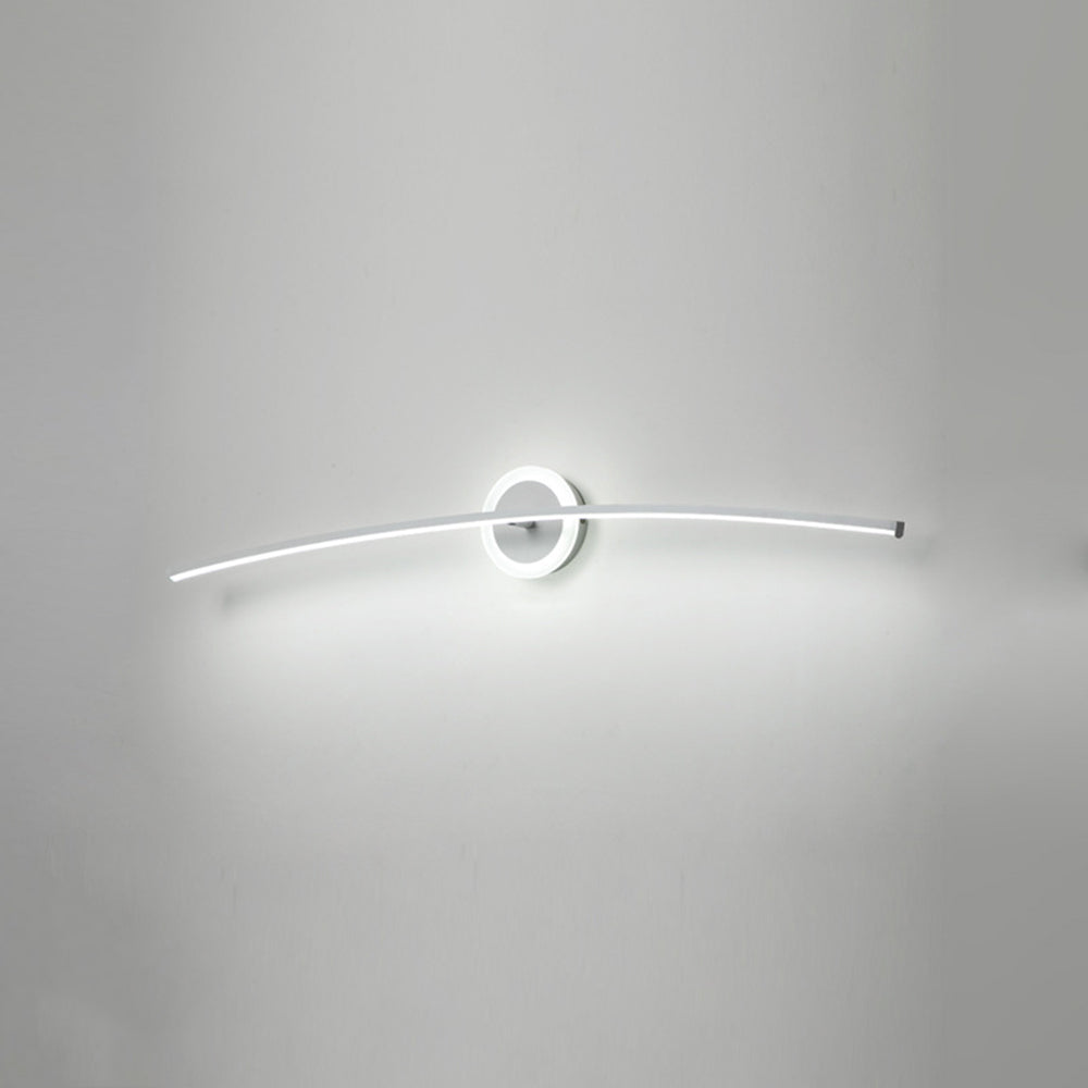 Zutatok Modern Linear Metal Wall Lamp, White