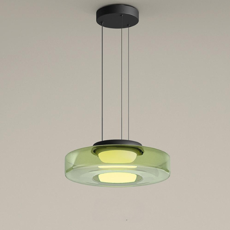 Vemoget Glass Pendant Light Multi-tiered Structure