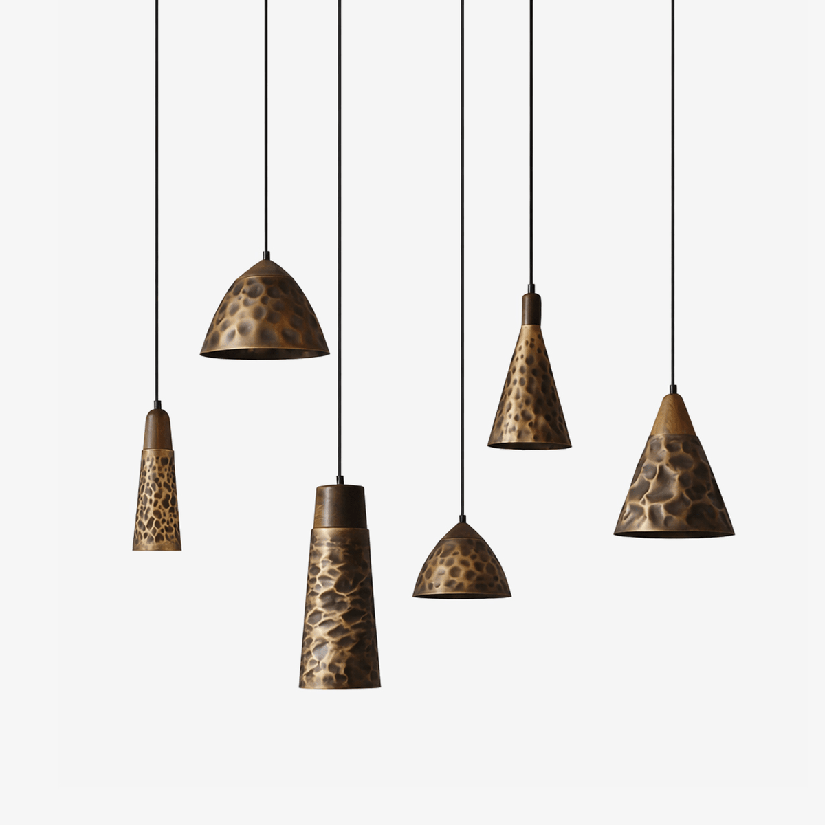 Casenia Forge Brass Pendant Collection