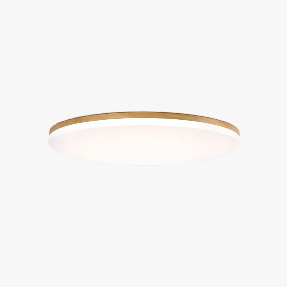 Norev Ceiling Light Slim Round Wood Frame-Relic Pieces