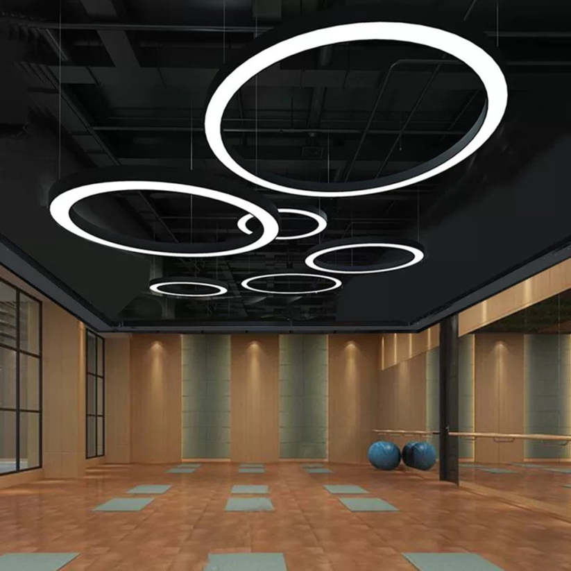 Gilutis Minimalist Ring Pendant Light, Bedroom