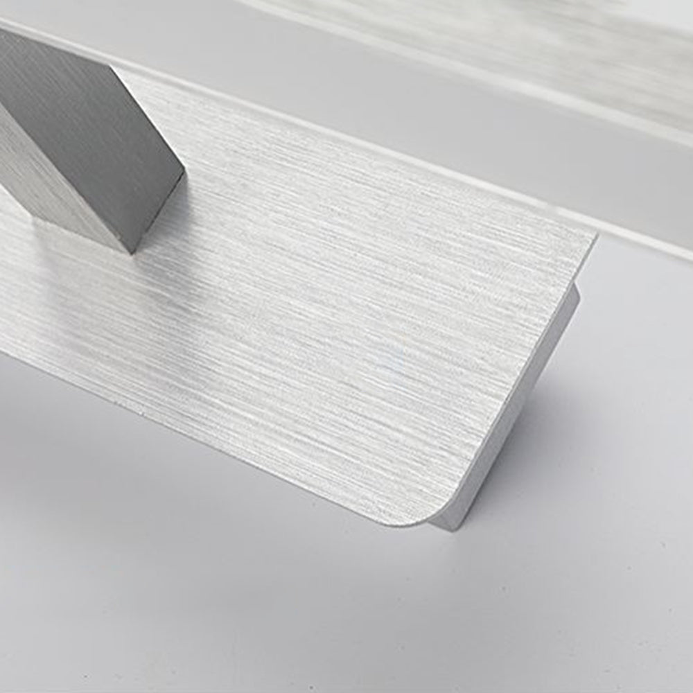 Belemus Nordic Linear Mirror Front Wall Lamp, Silver