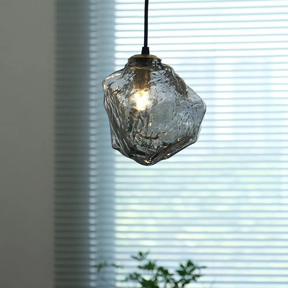 Kovire Glass Pendant Light, 4 Colour-Relic Pieces