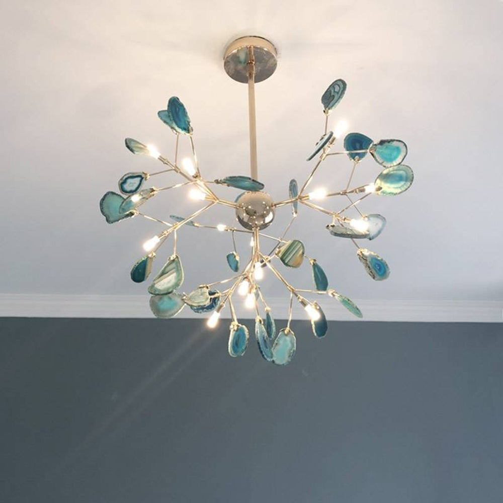 Sesodar Flower Branch Semi-flush Mount Ceiling Light, 4 Colour