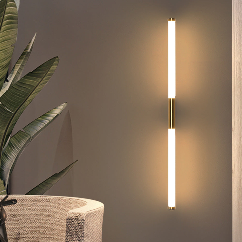 Retiser Modern Linear Cooper White Mirror Front Wall Lamp