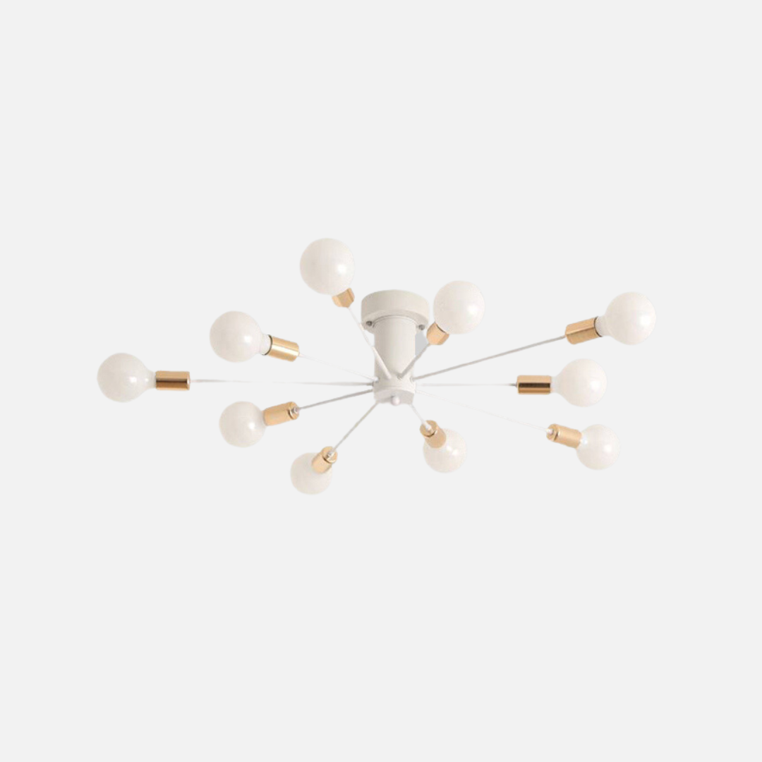 Koledal Modern Simple Flush Mount Ceiling Light, 6/8/10 Heads