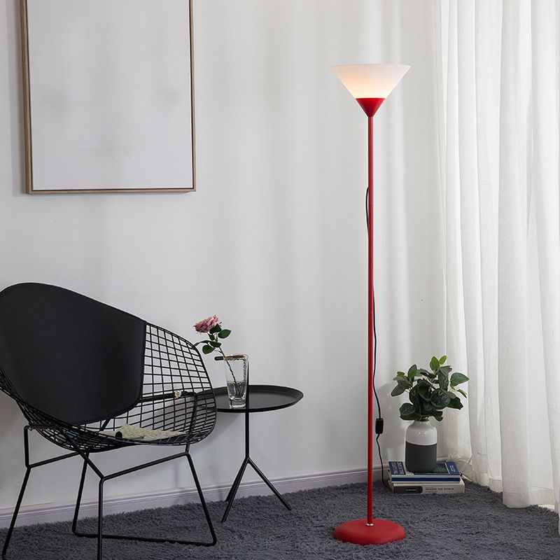 Zatenim Modern Cup Floor Lamp, Multi Colors, Metal/