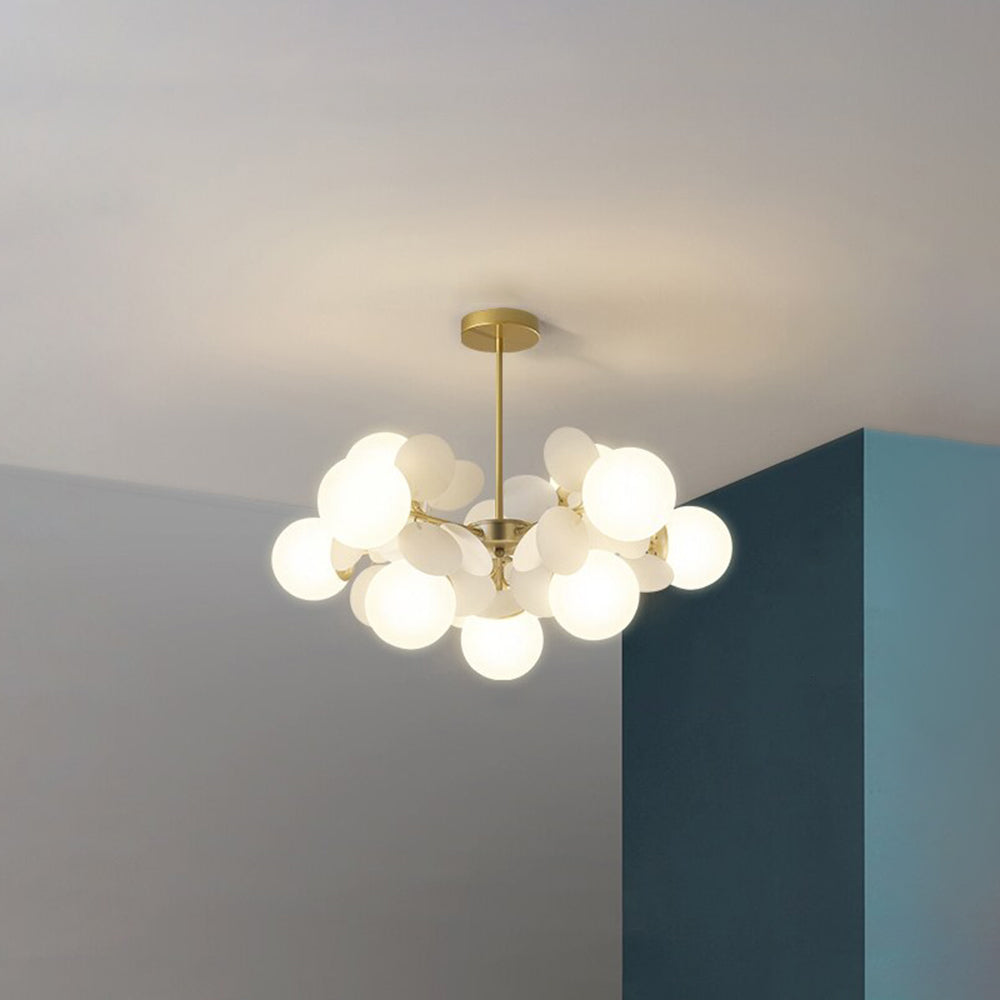 Nurodek Multicolored Flower Branch Chandelier Living Room