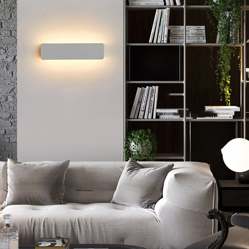 Nekugir LED Metal Indoor Wall Lamp Rotatable, White